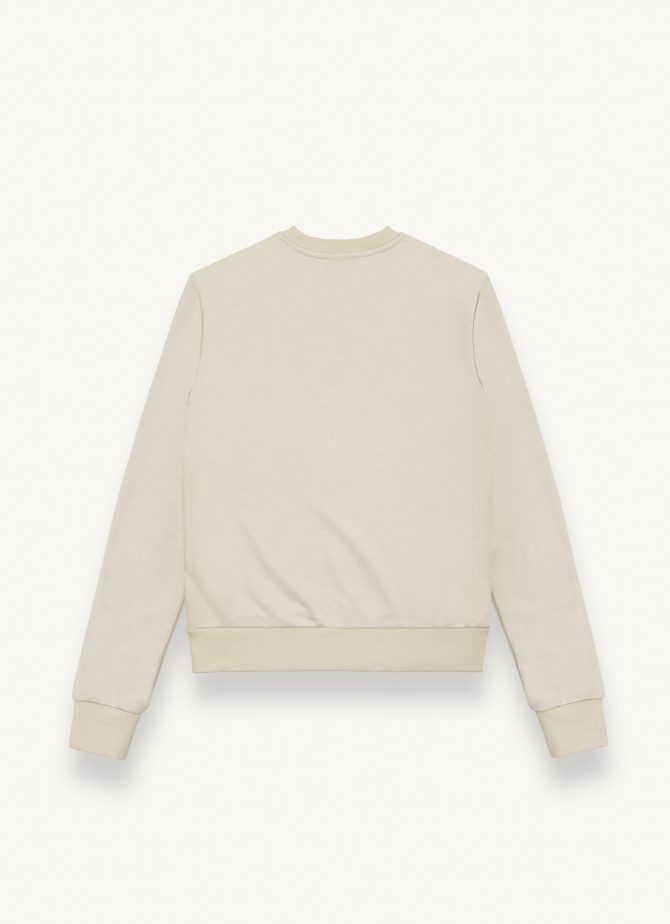 Crew neck sweatshirt with chest print - Image 5