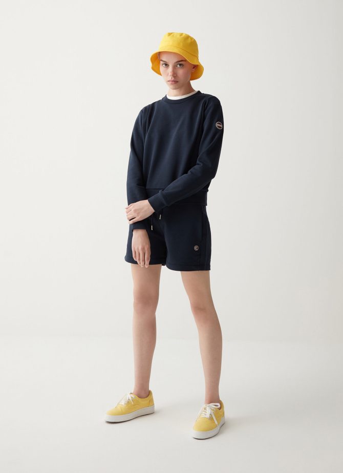 Crew neck sweatshirt with vertical cuts - Image 3
