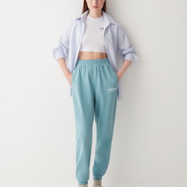 Jumpsuit trousers with 3D print