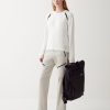 Stretch sweatshirt with mesh inserts