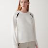 Stretch sweatshirt with mesh inserts - Image 2