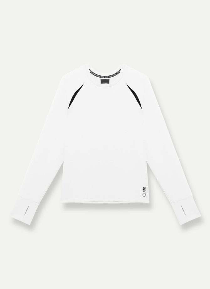 Stretch sweatshirt with mesh inserts - Image 4
