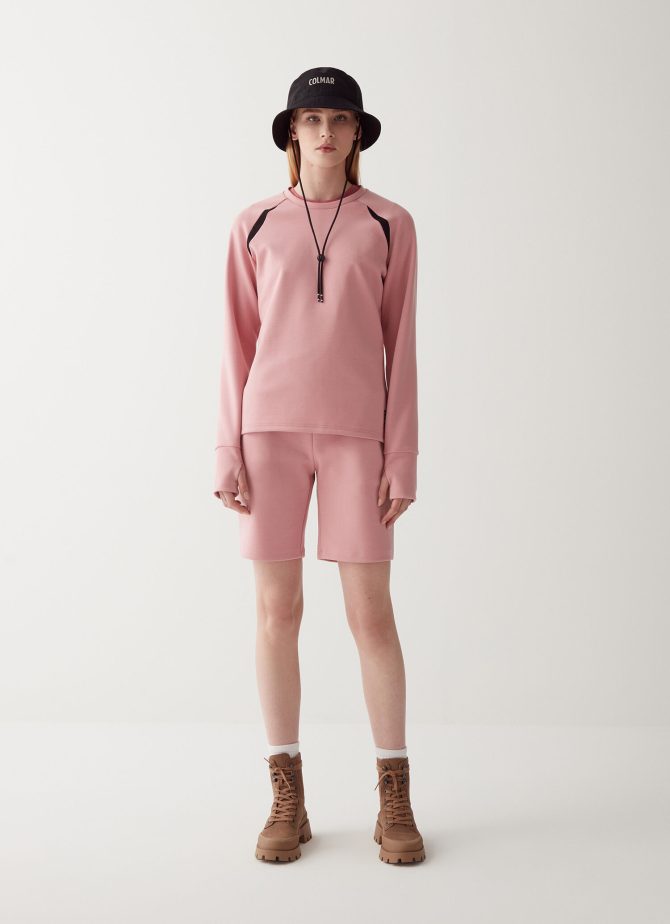 Stretch sweatshirt with mesh inserts - Image 2