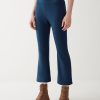 High-rise technical fleece trousers