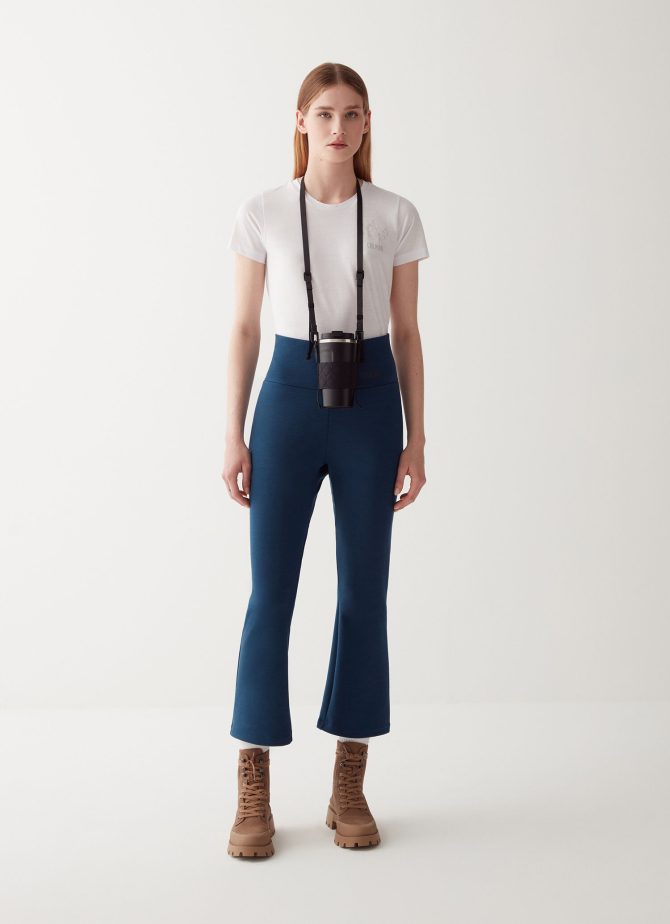 High-rise technical fleece trousers - Image 2