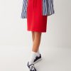 Quilted fabric midi skirt - Image 3
