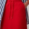 Quilted fabric midi skirt - Image 2