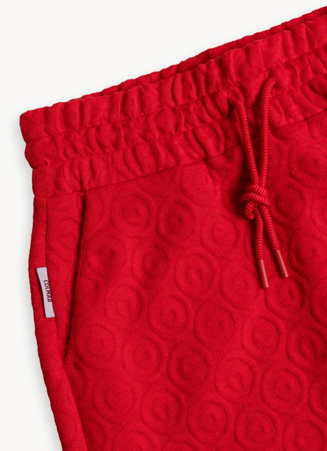 Quilted fabric midi skirt - Image 6