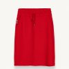 Quilted fabric midi skirt - Image 4