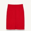 Quilted fabric midi skirt - Image 5