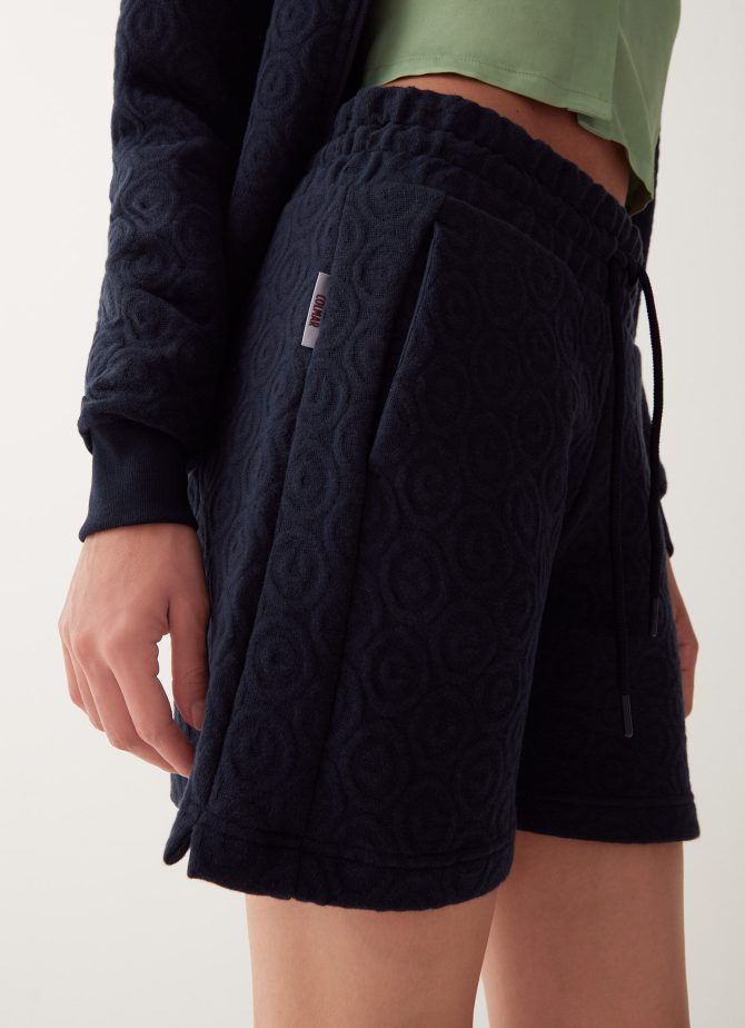 Quilted fabric Bermuda shorts - Image 2