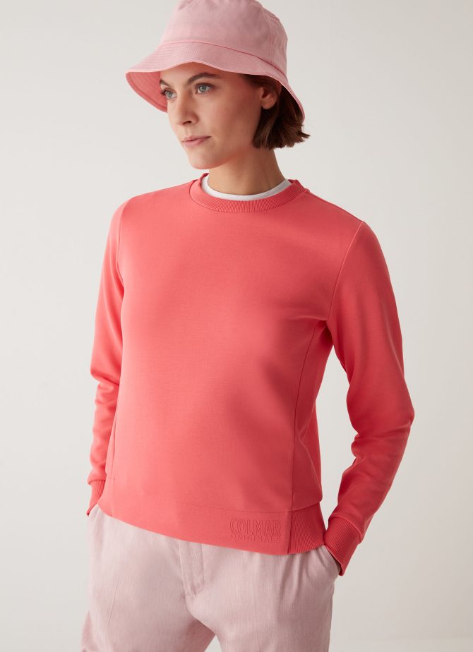 Round neck sweatshirt with 3D print - Image 2
