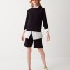 Cotton blend interlock Bermuda shorts - Image 3