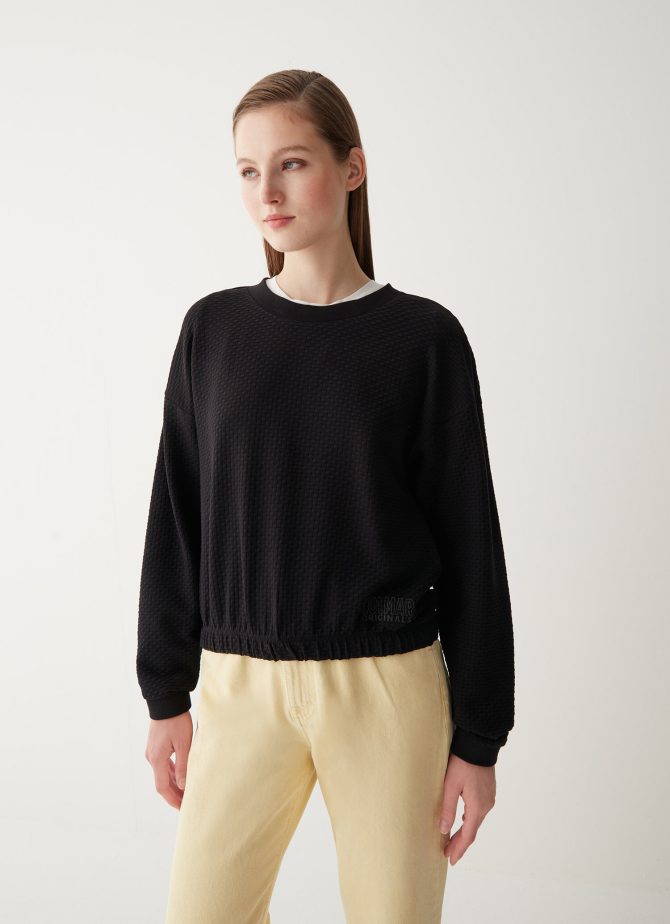 Jacquard weave sweatshirt