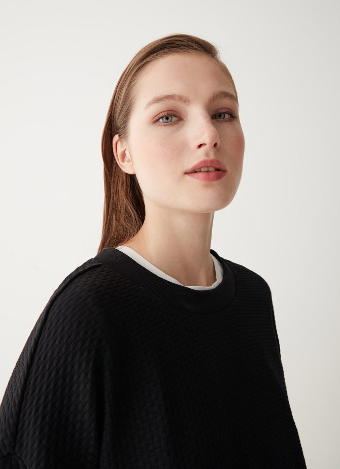 Jacquard weave sweatshirt - Image 2