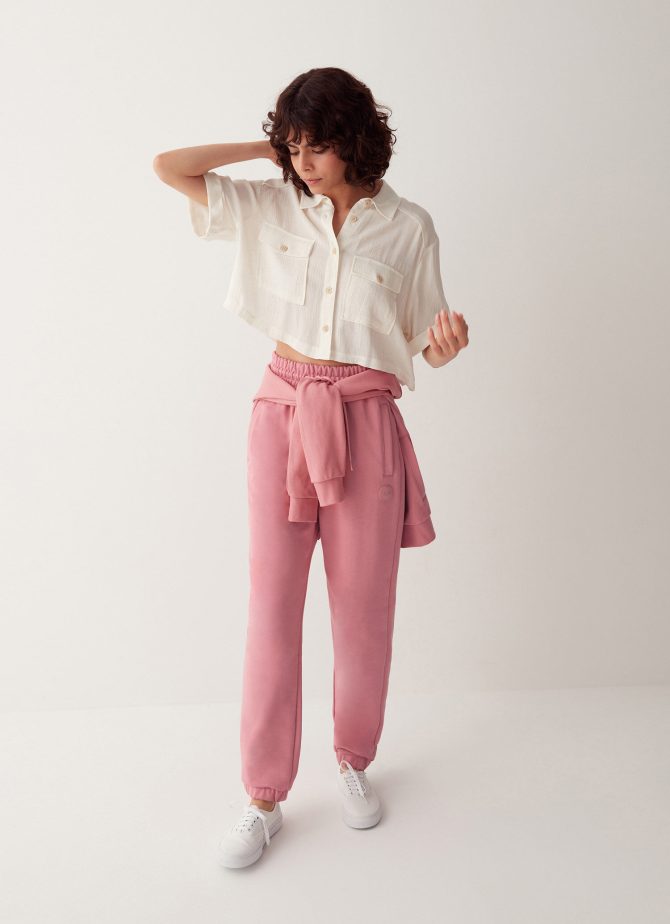 Recycled Essentials fleece trousers - Image 3