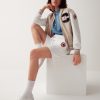 Varsity plush Bermuda shorts - Image 2