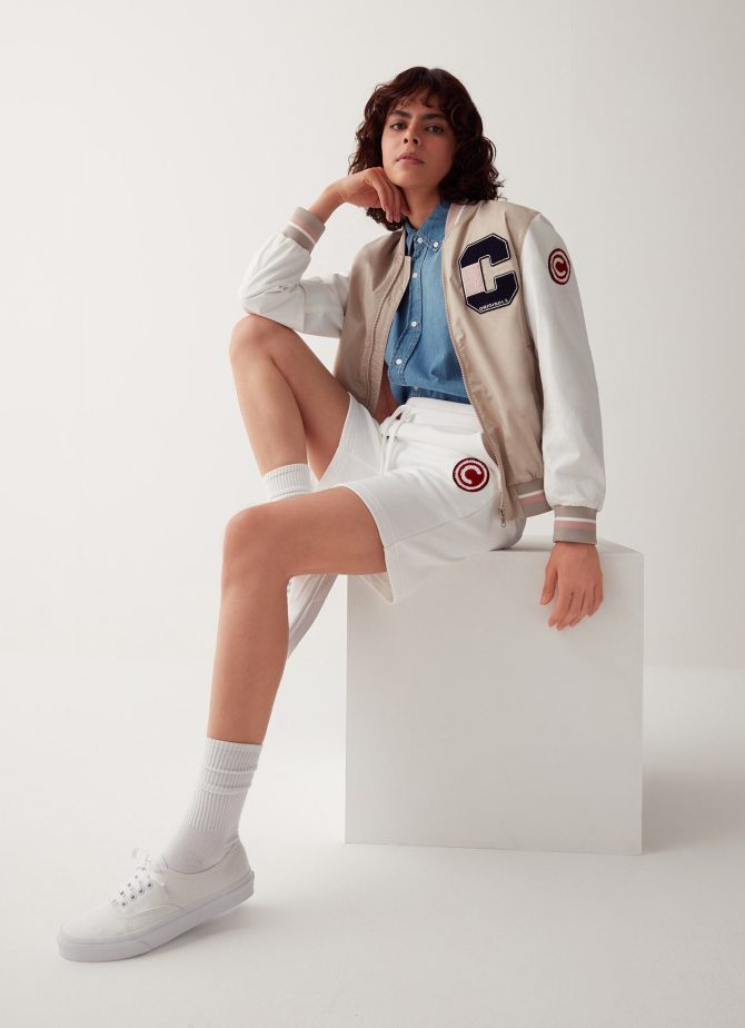 Varsity plush Bermuda shorts - Image 2