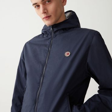 Reversible cotton twill jacket