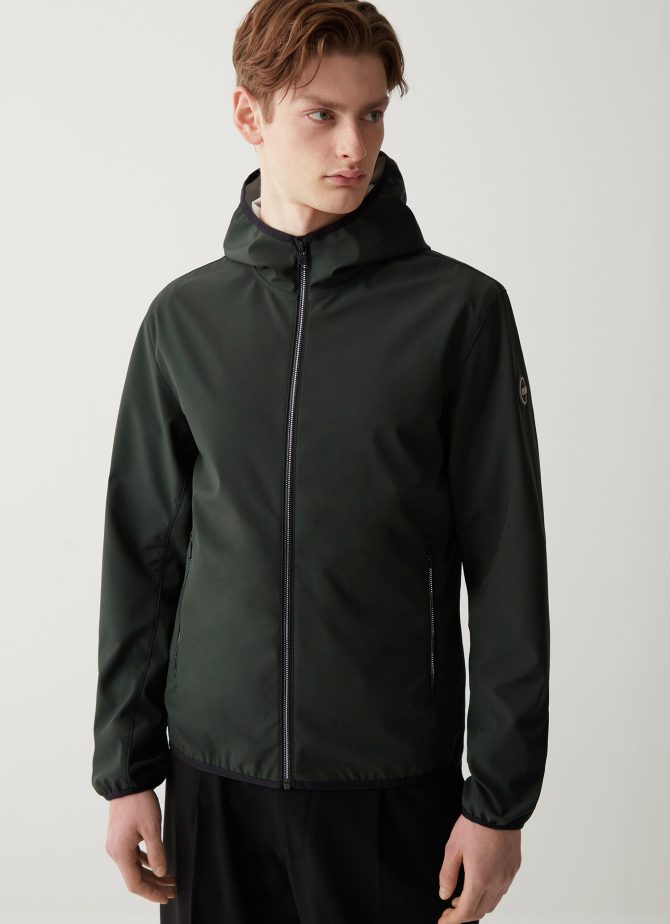 Softshell hooded jacket