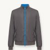 Reversible bomber jacket in cotton twill - Image 6
