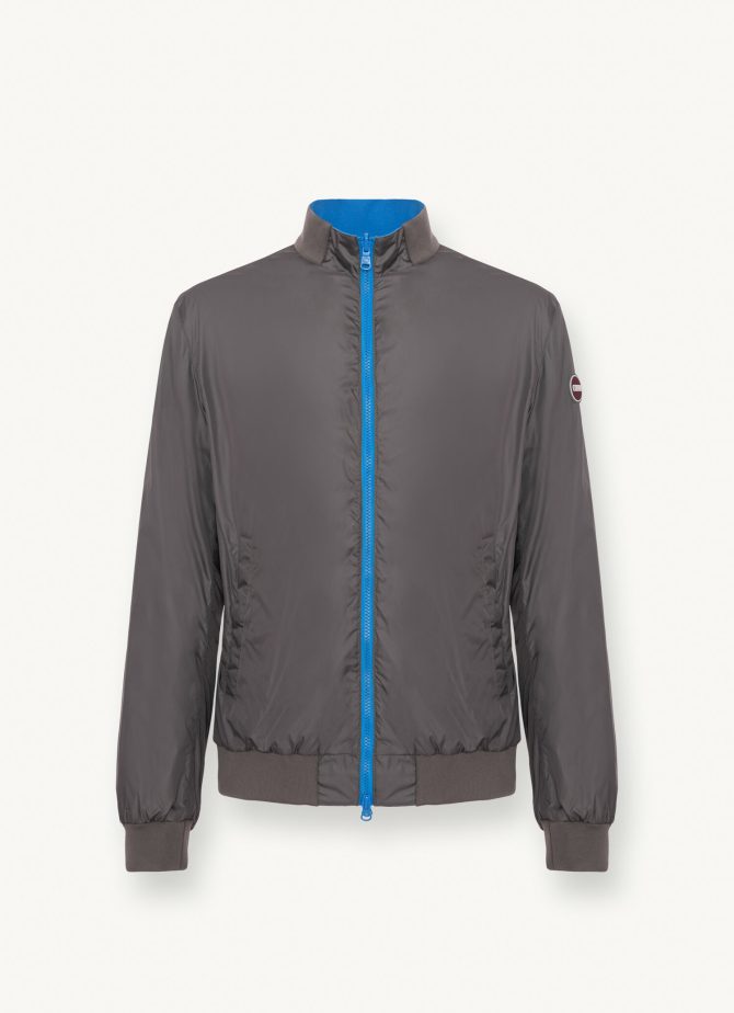 Reversible bomber jacket in cotton twill - Image 6