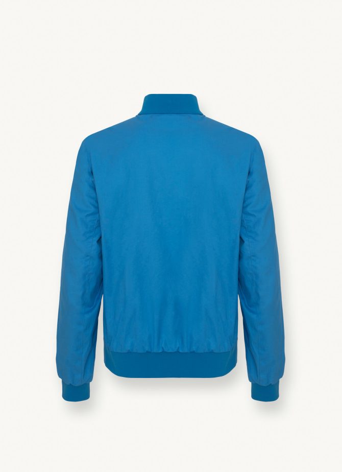 Reversible bomber jacket in cotton twill - Image 5