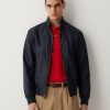 Reversible bomber jacket in cotton twill - Image 3