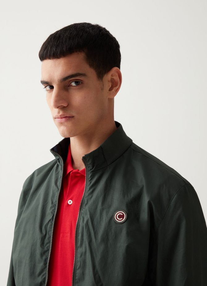 Reversible bomber jacket in cotton twill - Image 2