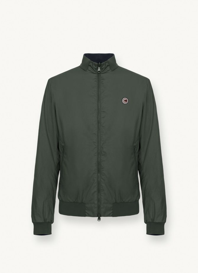 Reversible bomber jacket in cotton twill - Image 4