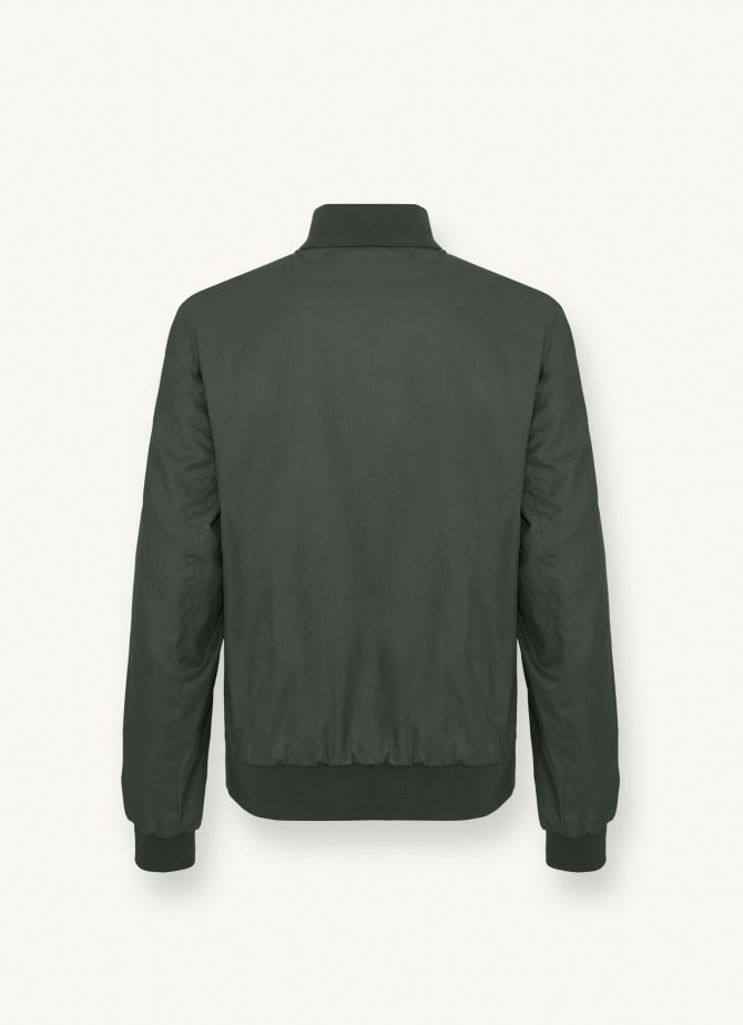 Reversible bomber jacket in cotton twill - Image 5