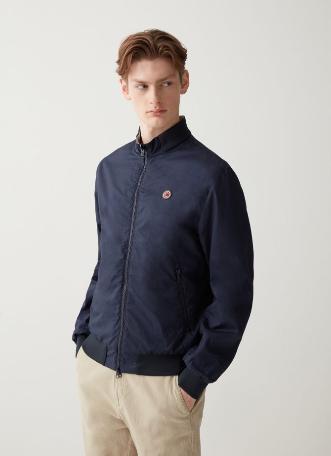 Reversible bomber jacket in cotton twill - Image 3