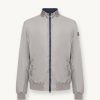 Reversible bomber jacket in cotton twill - Image 7