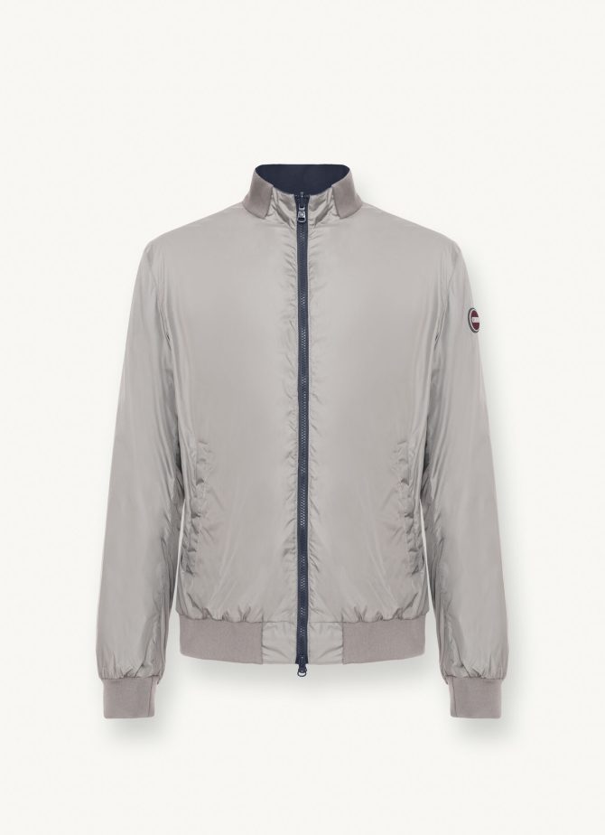 Reversible bomber jacket in cotton twill - Image 7