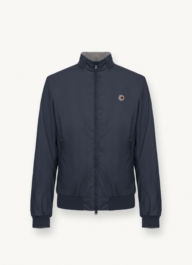 Reversible bomber jacket in cotton twill - Image 4