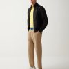 Reversible bomber jacket in cotton twill