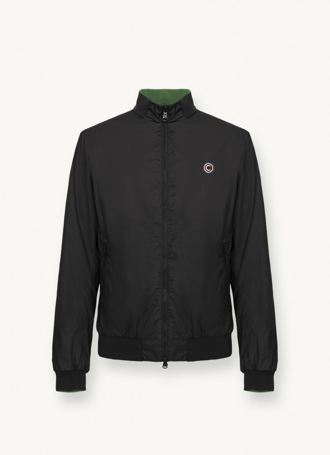 Reversible bomber jacket in cotton twill - Image 4
