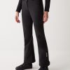 Softshell ski pants with zip at the hem