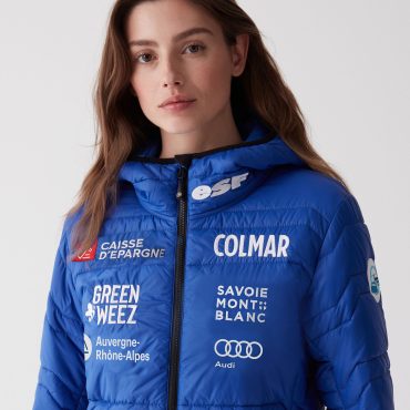 French national team quilted ripstop jacket