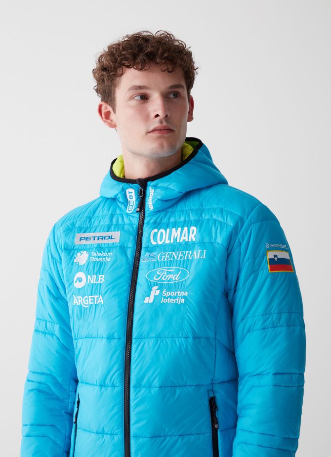 Slovenian national team quilted ripstop jacket