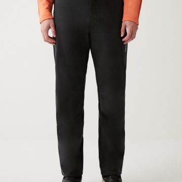 Trousers with drawstring hem