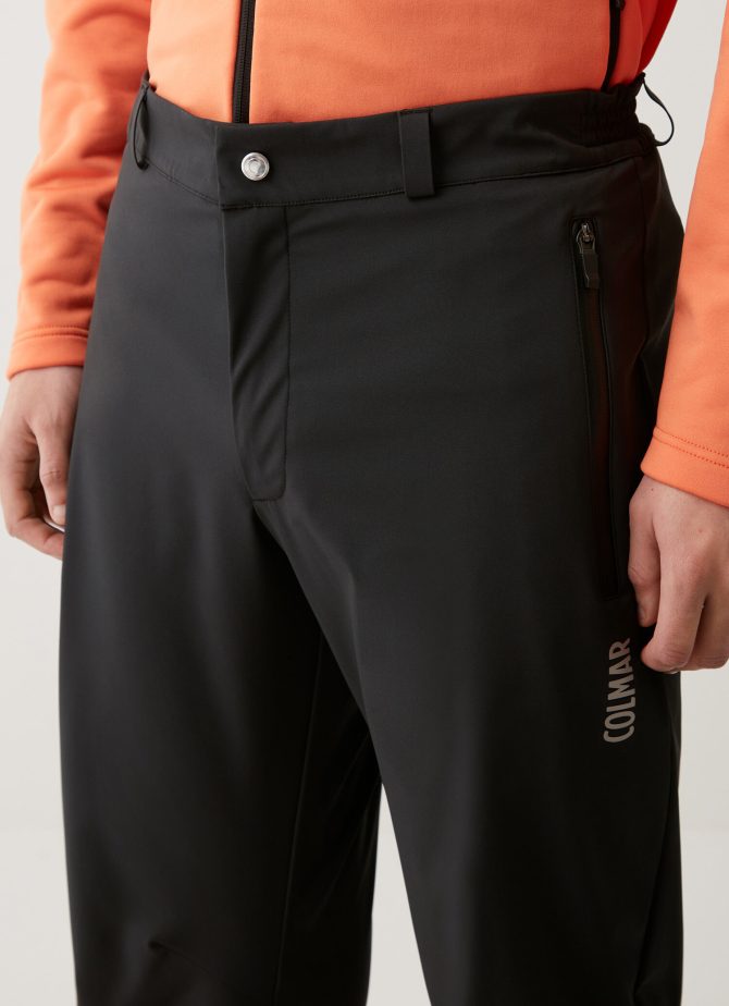 Trousers with drawstring hem - Image 2