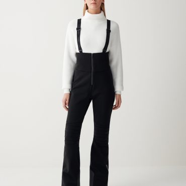 Stretch softshell salopettes
