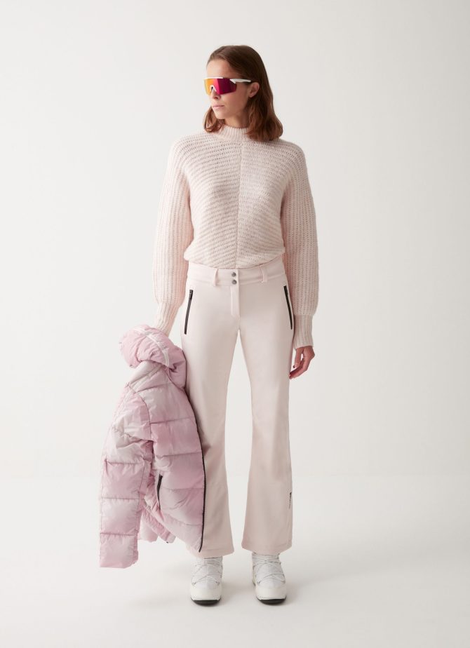 Softshell ski pants with zip at the hem - Image 3