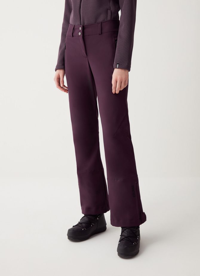 Softshell ski pants with zip at the hem - Image 2