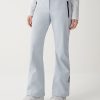 Softshell ski pants with zip at the hem