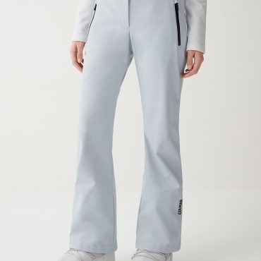 Softshell ski pants with zip at the hem