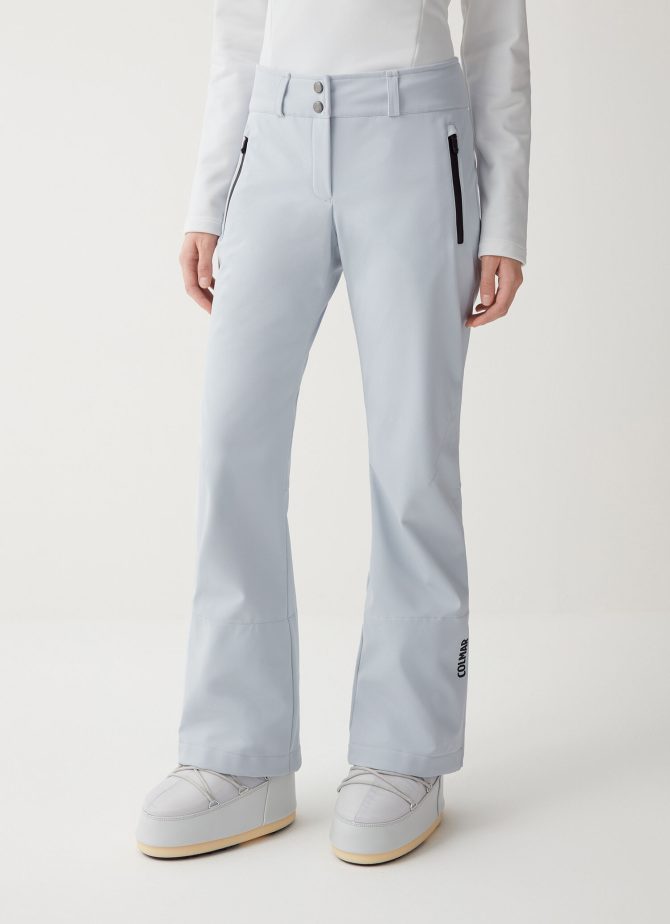 Softshell ski pants with zip at the hem