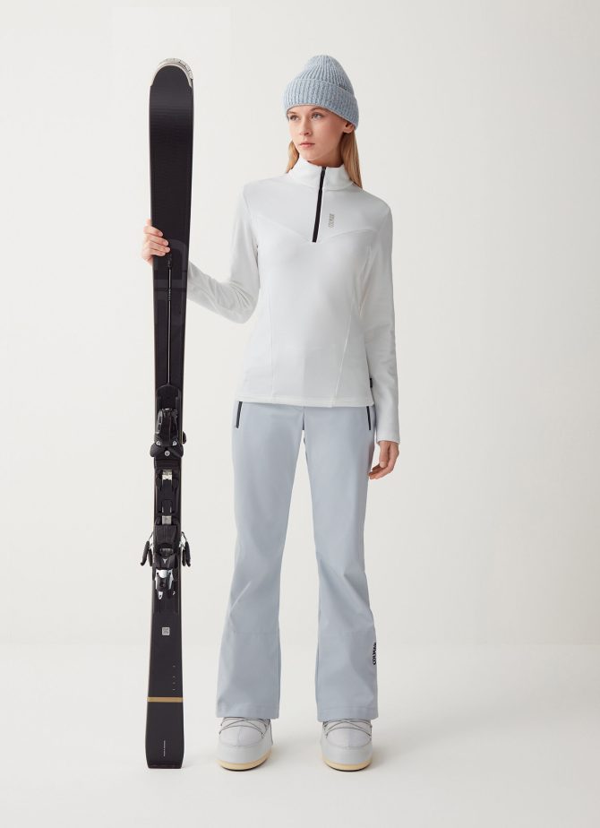 Softshell ski pants with zip at the hem - Image 2