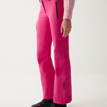 Softshell ski pants with zip at the hem